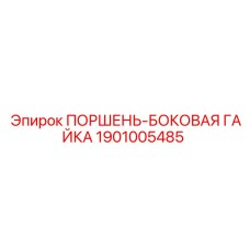 1901005485 ПОРШЕНЬ-БОКОВАЯ ГАЙКА Epiroc