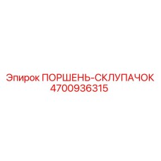 4700936315 ПОРШЕНЬ-СКЛУПАЧОК Epiroc