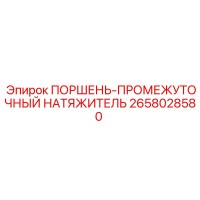 2658028580 ПОРШЕНЬ-ПРОМЕЖУТОЧНЫЙ НАТЯЖИТЕЛЬ Epiroc