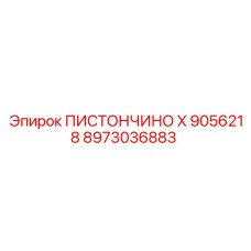 8973036883 Пистончино X 9056218 Epiroc