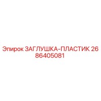 2686405081 ЗАГЛУШКА-ПЛАСТИК Epiroc