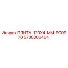 5730006404 ПЛИТА-120X4-MM-PC0970 Epiroc