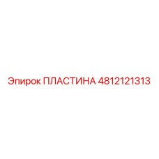 4812121313 ПЛАСТИНА Epiroc