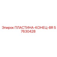 57630428 ПЛАСТИНА-КОНЕЦ-BR Эпирок