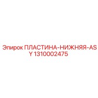 1310002475 ПЛАСТИНА-НИЖНЯЯ-ASY Epiroc
