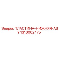 1310002475 ПЛАСТИНА-НИЖНЯЯ-ASY Epiroc