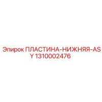 1310002476 ПЛАСТИНА-НИЖНЯЯ-ASY Epiroc