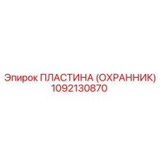 1092130870 ПЛАСТИНА (ОХРАННИК) Epiroc