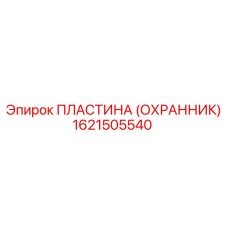 1621505540 ПЛАСТИНА (ОХРАННИК) Эпирок