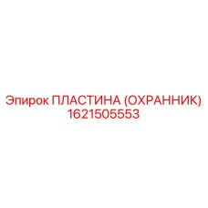 1621505553 ПЛАСТИНА (ОХРАННИК) Эпирок