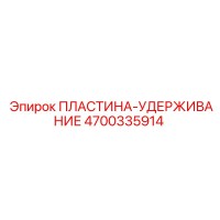 4700335914 ПЛАСТИНА-УДЕРЖИВАНИЕ (Epiroc)