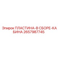 2657987745 ПЛАСТИНА-В СБОРЕ-КАБИНА Epiroc