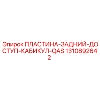 1310892642 ПЛАСТИНА-ЗАДНИЙ-ДОСТУП-КАБИКУЛ-QAS Epiroc
