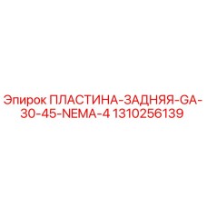 1310256139 ПЛАСТИНА-ЗАДНЯЯ-GA-30-45-NEMA-4 Epiroc