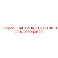 GS5039620 ПЛАСТИНА, КОНЕЦ ЖЕЛОБА Epiroc