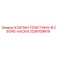 2236109819 КЛАПАН-ПЛАСТИНА-В СБОРЕ-ХАСКИ Epiroc