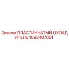 1092487001 ПЛАСТИНЧАТЫЙ ОХЛАДИТЕЛЬ Epiroc