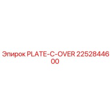 2252844600 PLATE-C-OVER Epiroc