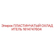 1614747604 ПЛАСТИНЧАТЫЙ ОХЛАДИТЕЛЬ Epiroc