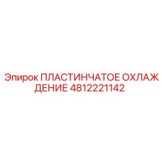 4812221142 ПЛАСТИНЧАТОЕ ОХЛАЖДЕНИЕ Epiroc