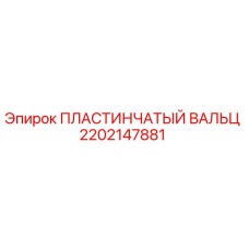 2202147881 ПЛАСТИНЧАТЫЙ ВАЛЬЦ Epiroc