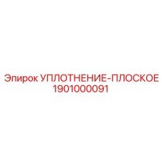 1901000091 УПЛОТНЕНИЕ-ПЛОСКОЕ Эпирок