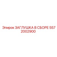5572002900 ЗАГЛУШКА В СБОРЕ | Epiroc