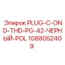 1088052409 PLUG-C-OND-THD-PG-42-ЧЕРНЫЙ-POL Epiroc