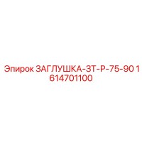 1614701100 ЗАГЛУШКА-ЗТ-Р-75-90 Epiroc