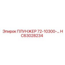 Плунжерный узел 72-10300 HC63028234 Epiroc