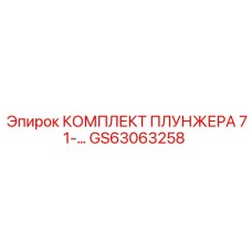 Ремонтный набор плунжера Epiroc 71- серии