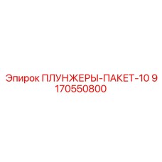 9170550800 ПЛУНЖЕРЫ-ПАКЕТ-10 Epiroc