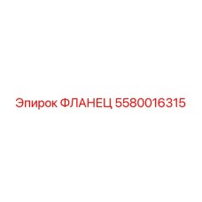 5580016315 ФЛАНЕЦ Epiroc