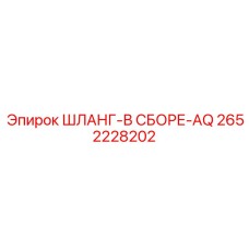 2652228202 ШЛАНГ-В СБОРЕ-AQ Epiroc
