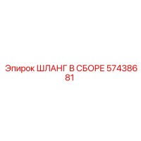 57438681 Шланг в сборе Epiroc