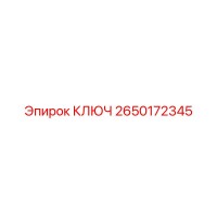 2650172345 КЛЮЧ Epiroc