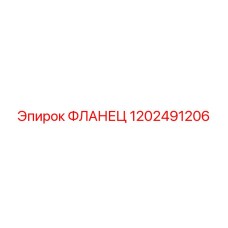 1202491206 ФЛАНЕЦ Epiroc