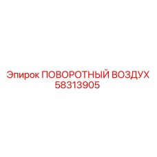 58313905 ПОВОРОТНЫЙ ВОЗДУХ - Epiroc