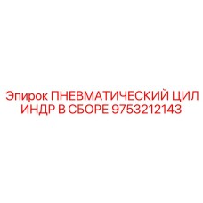 9753212143 ПНЕВМАТИЧЕСКИЙ ЦИЛИНДР В СБОРЕ (Epiroc)