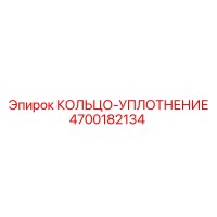 4700182134 КОЛЬЦО-УПЛОТНЕНИЕ Epiroc
