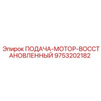9753202182 ПОДАЧА-МОТОР-ВОССТАНОВЛЕННЫЙ Epiroc