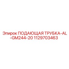 1129703463 ПОДАЮЩАЯ ТРУБКА-AL-GM244-20 (Epiroc)