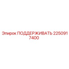 2250917400 ПОДДЕРЖИВАТЬ Epiroc