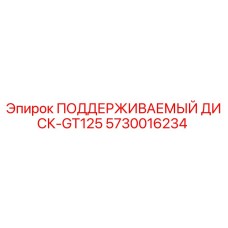 5730016234 ПОДДЕРЖИВАЕМЫЙ ДИСК-GT125 Epiroc
