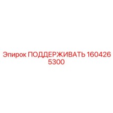 1604265300 ПОДДЕРЖИВАТЬ Epiroc