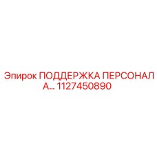 1127450890 ПОДДЕРЖКА ПЕРСОНАЛА Epiroc