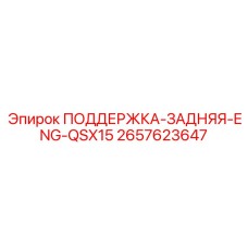 2657623647 ПОДДЕРЖКА-ЗАДНЯЯ-ENG-QSX15 Epiroc