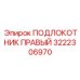 3222306970 ПОДЛОКОТНИК ПРАВЫЙ Epiroc