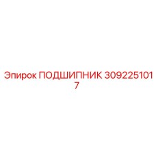 3092251017 ПОДШИПНИК Epiroc