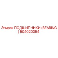 504020054 ПОДШИПНИКИ (BEARING) Epiroc